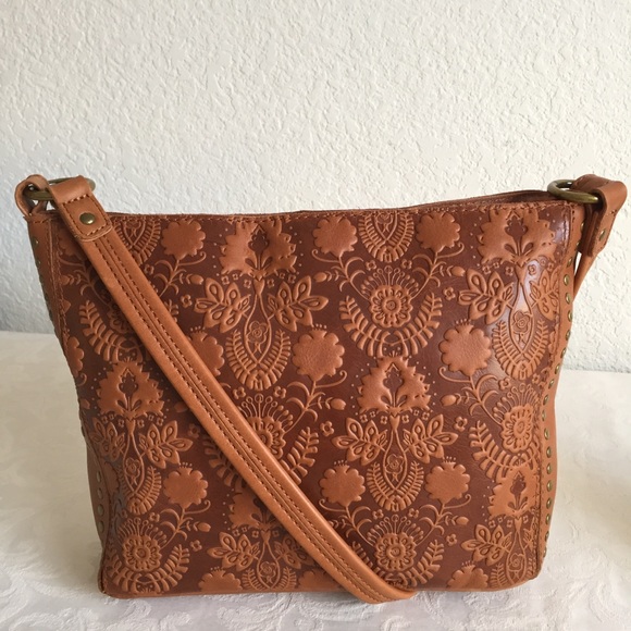 The Sak Handbags - the sak floral embossed studded leather bag